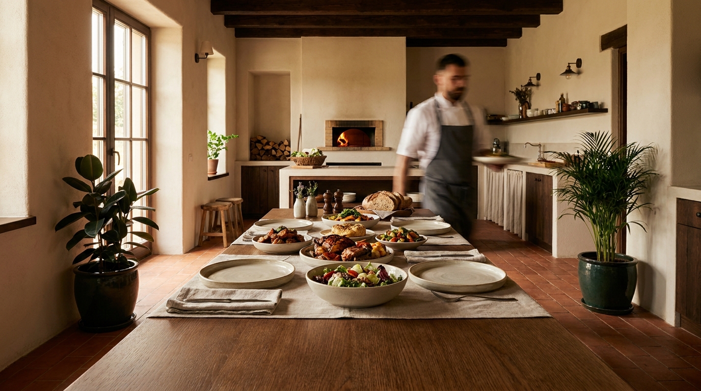 Pizzeria Cobadin – interior și cuptor pe vatră